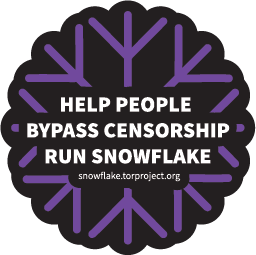 Help people bypass censorship by running Snowflake Tor proxy.